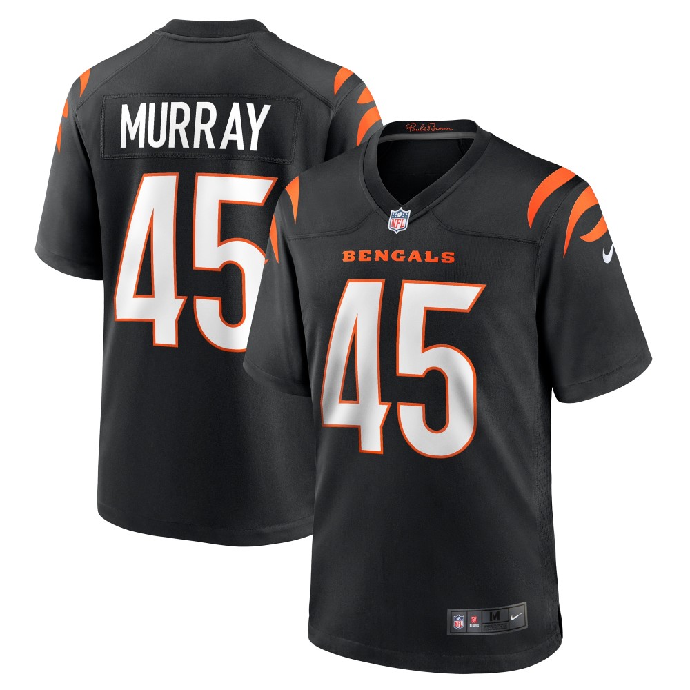 Men's Cincinnati Bengals Tyler Murray Black Team Game Jersey