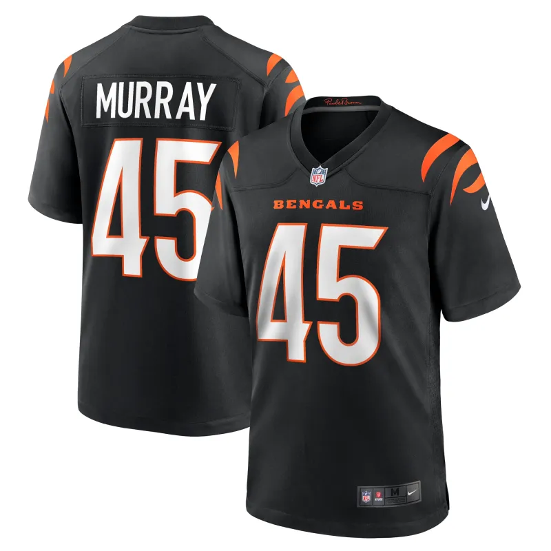 Men's Cincinnati Bengals Tyler Murray Black Team Game Jersey