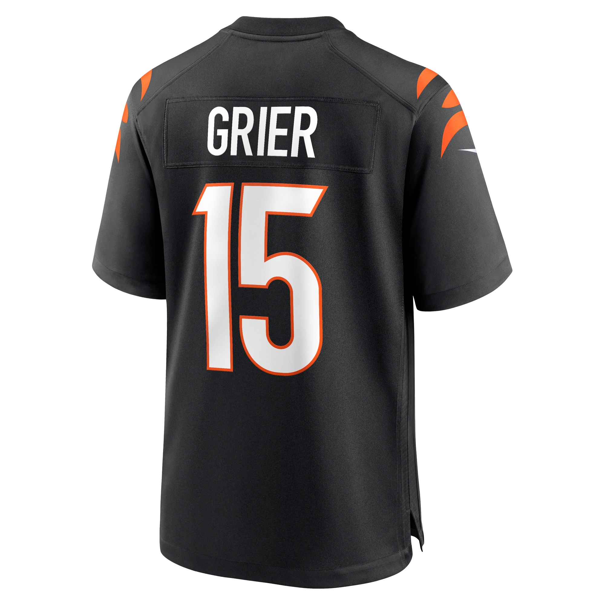 Men's Cincinnati Bengals Will Grier Black Team Game Jersey