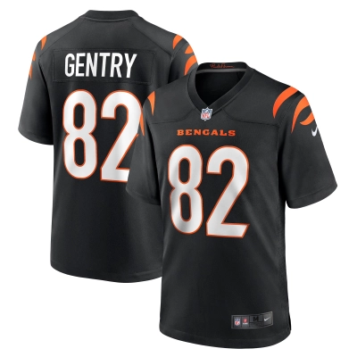 Men's Cincinnati Bengals Zach Gentry Black Game Jersey 01
