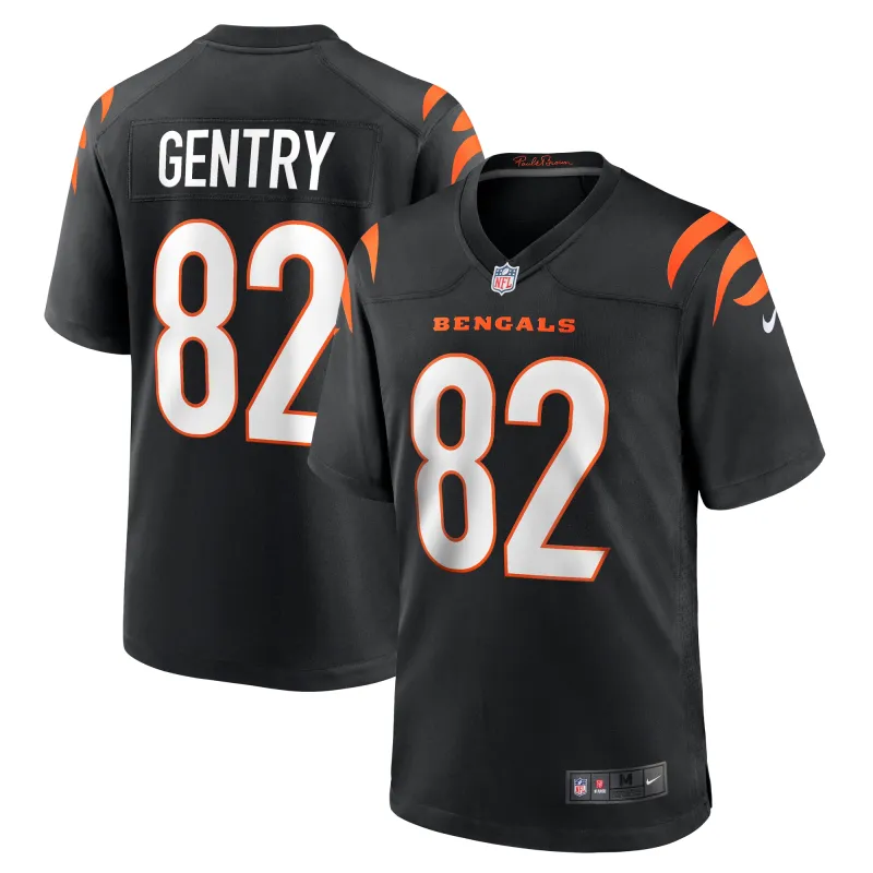 Men's Cincinnati Bengals Zach Gentry Black Game Jersey