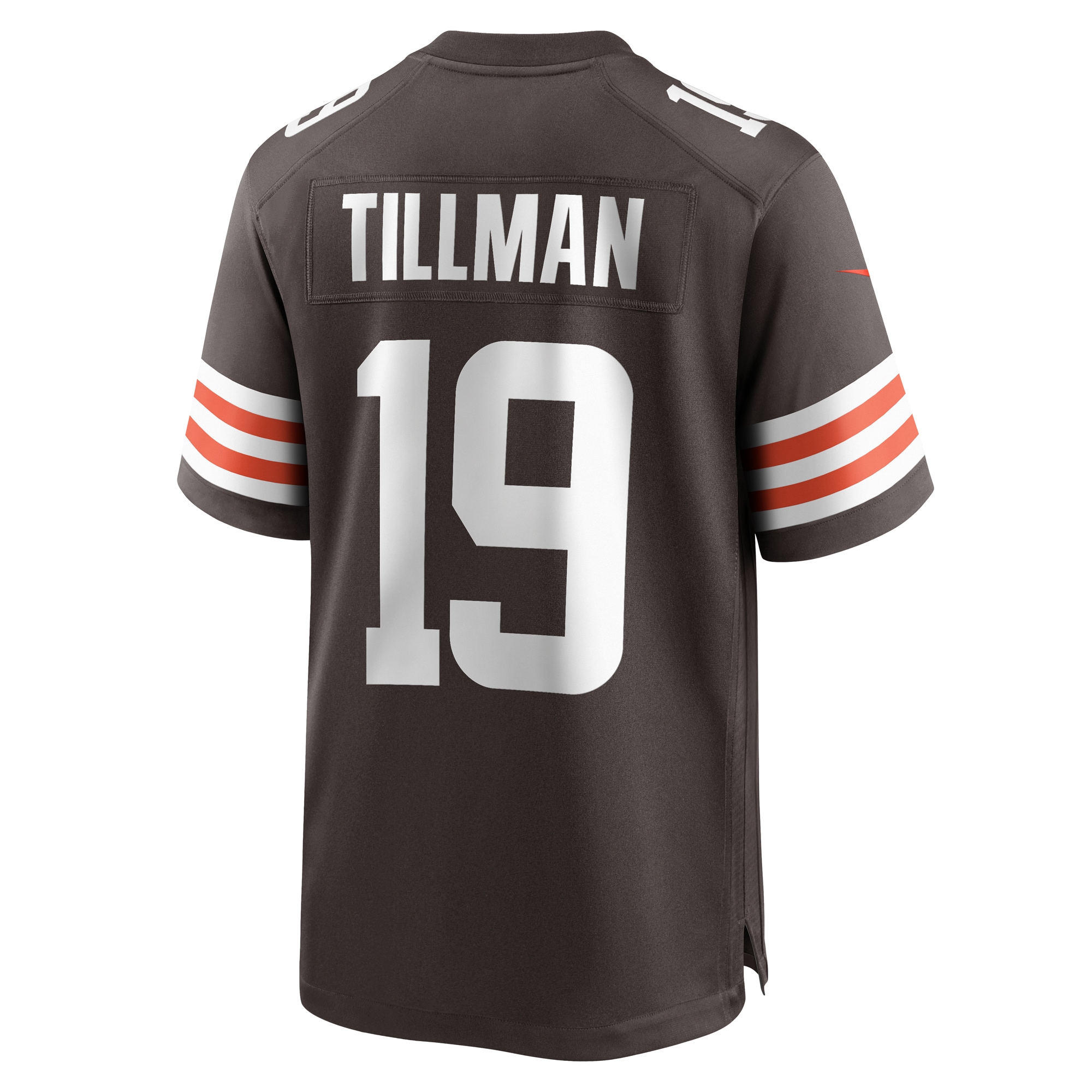 Men's Cleveland Browns Cedric Tillman Brown 2023 NFL Draft Pick Game Jersey