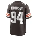 Men's Cleveland Browns Dalvin Tomlinson Brown Game Player Jersey