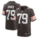 Men's Cleveland Browns Dawand Jones Brown Team Game Jersey