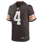 Men's Cleveland Browns Deshaun Watson Brown Game Jersey