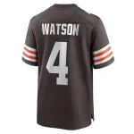 Men's Cleveland Browns Deshaun Watson Brown Game Jersey