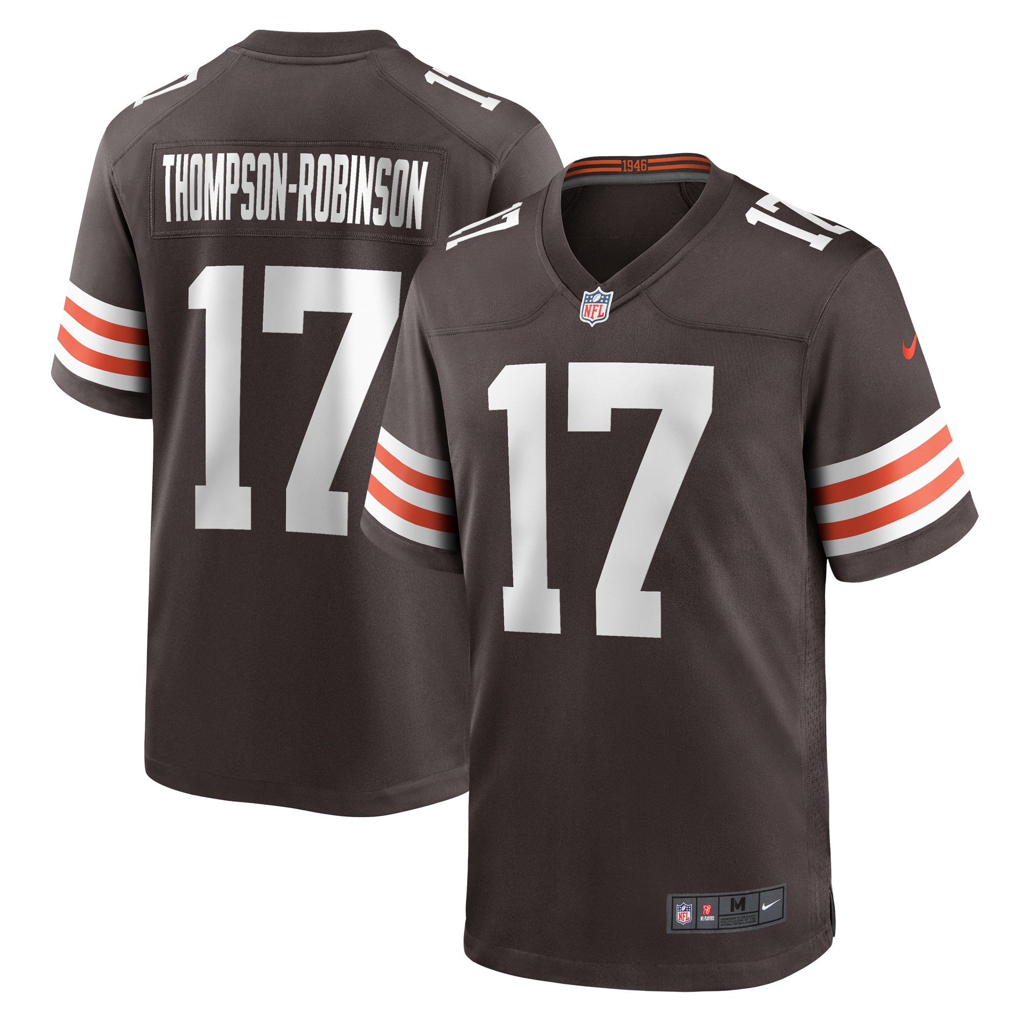 Men's Cleveland Browns Dorian Thompson-Robinson Brown Team Game Jersey