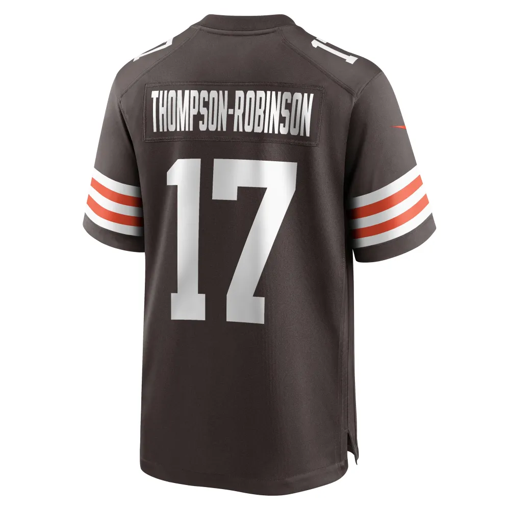 Men's Cleveland Browns Dorian Thompson-Robinson Brown Team Game Jersey