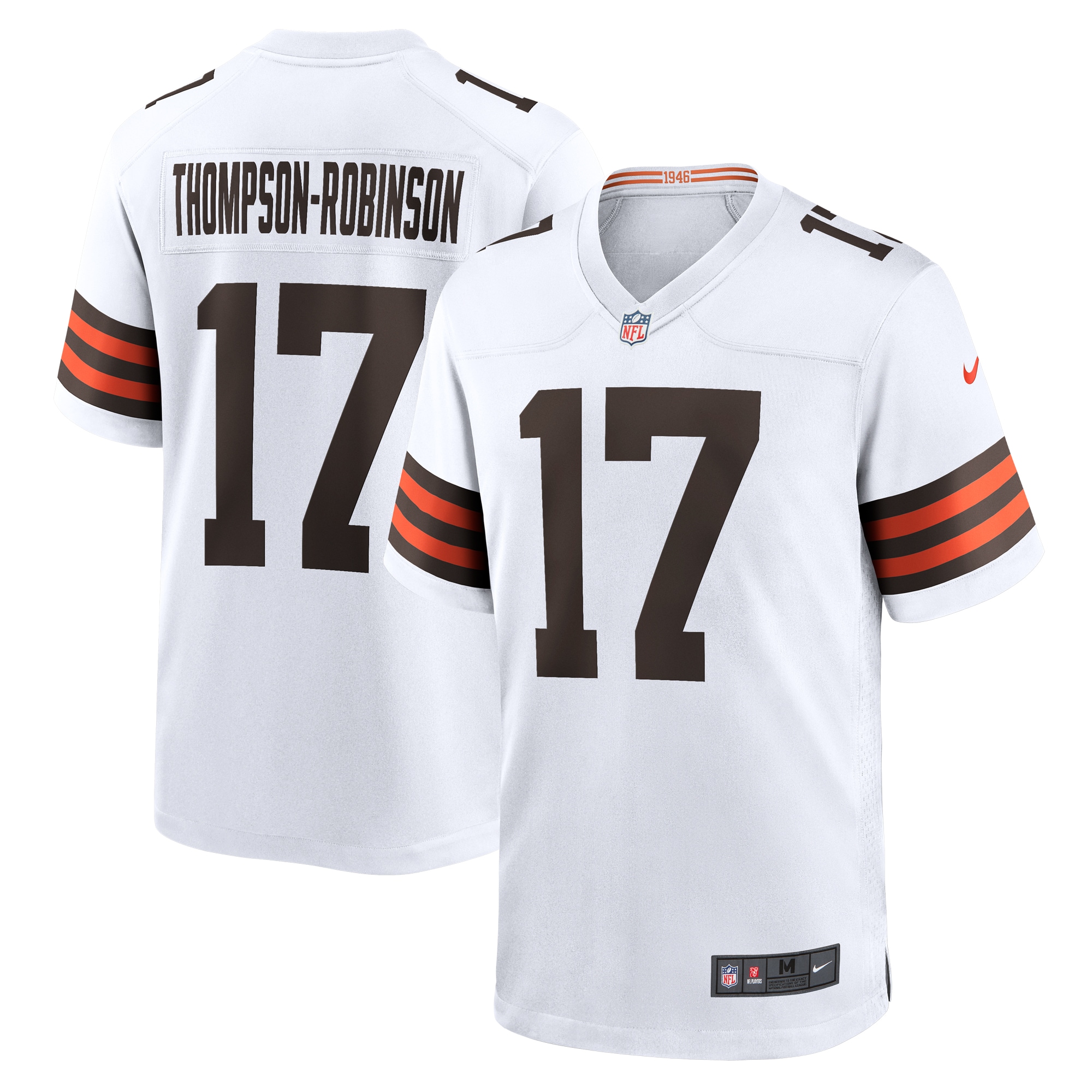 Men's Cleveland Browns Dorian Thompson-Robinson White Game Jersey
