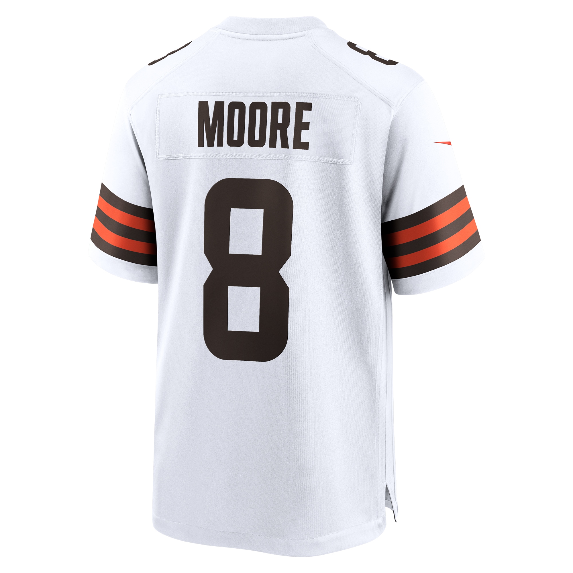 Men's Cleveland Browns Elijah Moore White Team Game Jersey