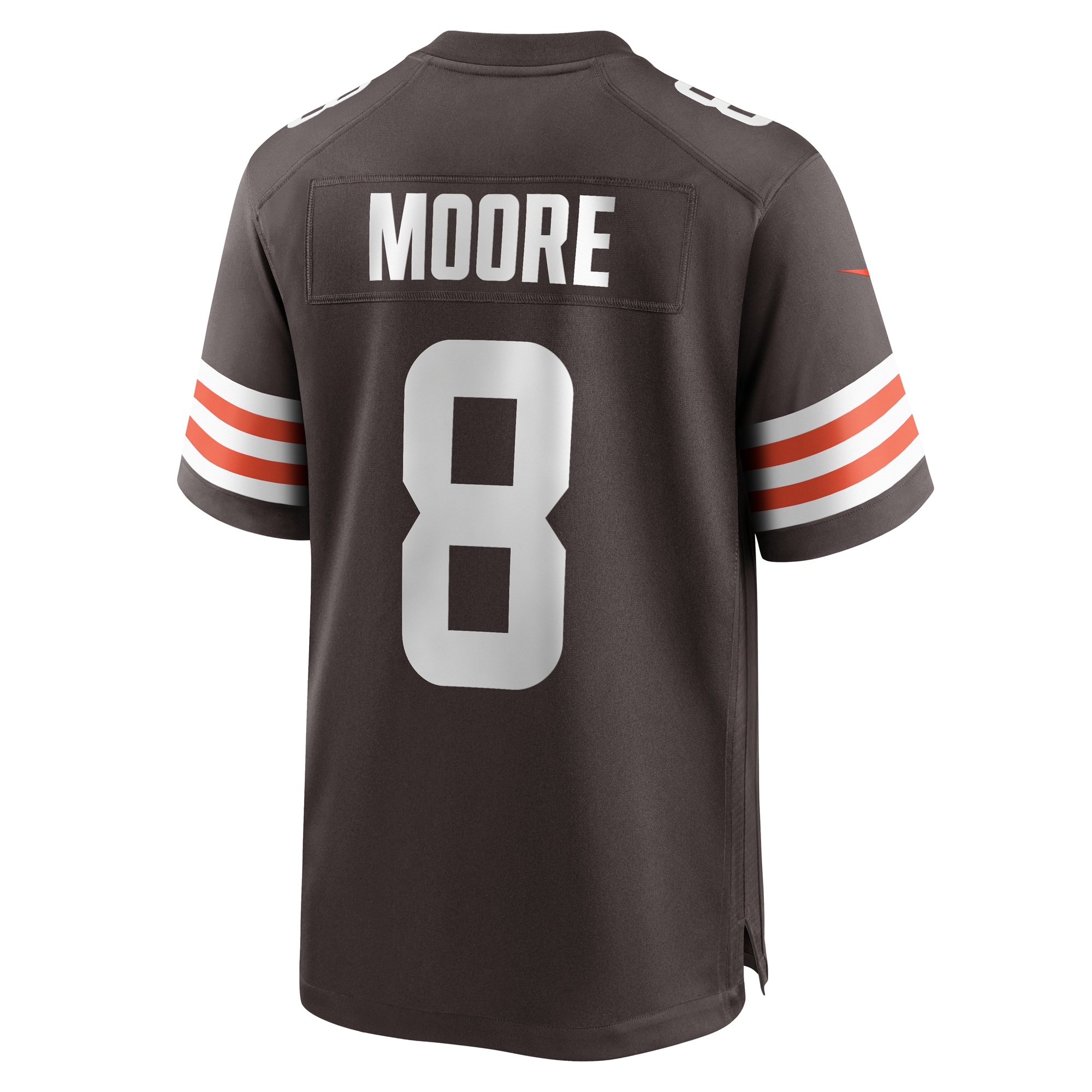 Men's Cleveland Browns Elijah Moore Brown Game Jersey