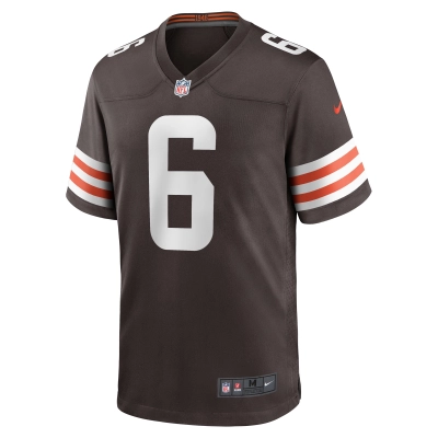 Men's Cleveland Browns Jeremiah Owusu-Koramoah Brown Team Game Jersey 02