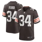 Men's Cleveland Browns Jerome Ford Brown Game Player Jersey