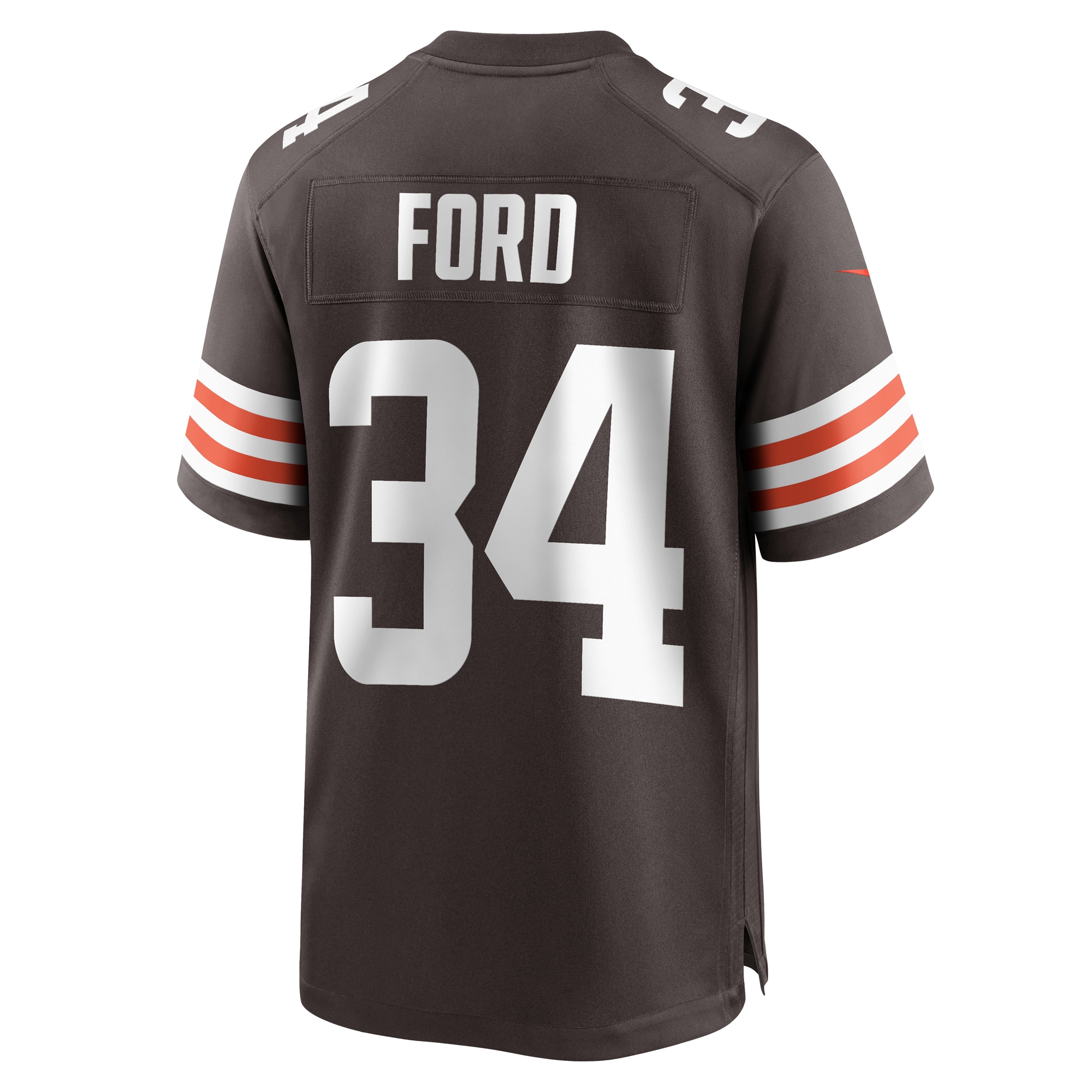 Men's Cleveland Browns Jerome Ford Brown Game Player Jersey