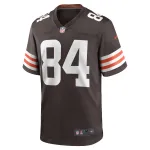 Men's Cleveland Browns Jordan Akins Brown Team Game Jersey