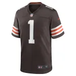 Men's Cleveland Browns Juan Thornhill Brown Game Player Jersey