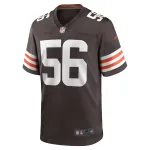 Men's Cleveland Browns Luke Wypler Brown Team Game Jersey