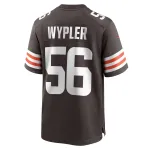 Men's Cleveland Browns Luke Wypler Brown Team Game Jersey