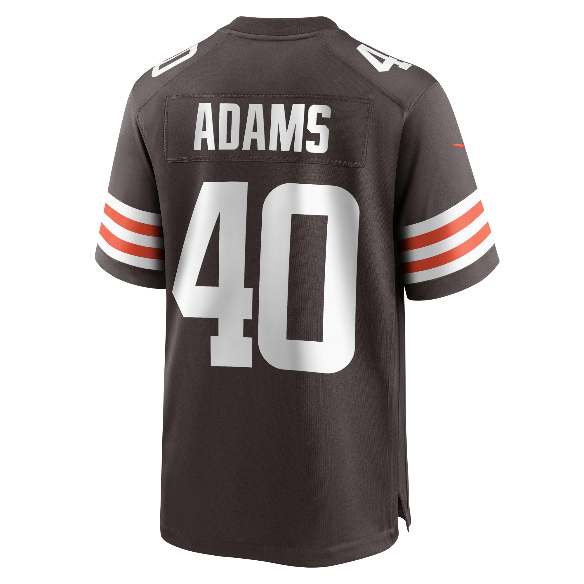 Men's Cleveland Browns Matthew Adams Brown Team Game Jersey
