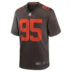 Men's Cleveland Browns Myles Garrett Brown Alternate Game Jersey