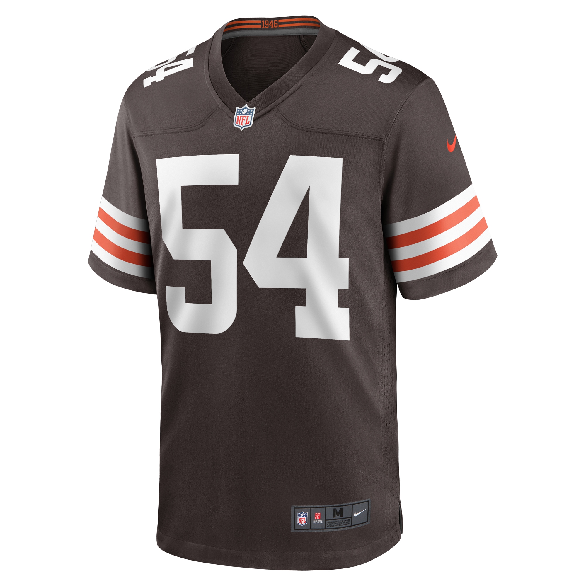 Men's Cleveland Browns Ogbonnia Okoronkwo Brown Game Player Jersey