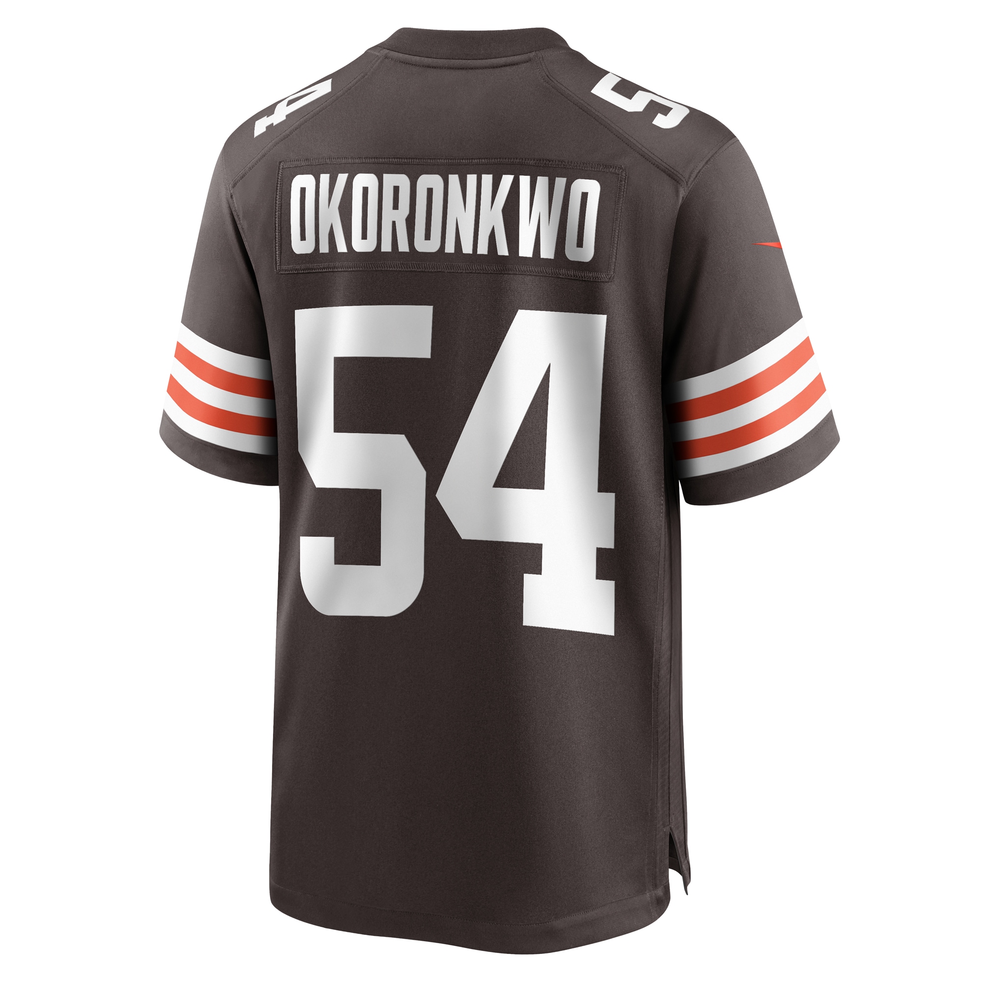 Men's Cleveland Browns Ogbonnia Okoronkwo Brown Game Player Jersey