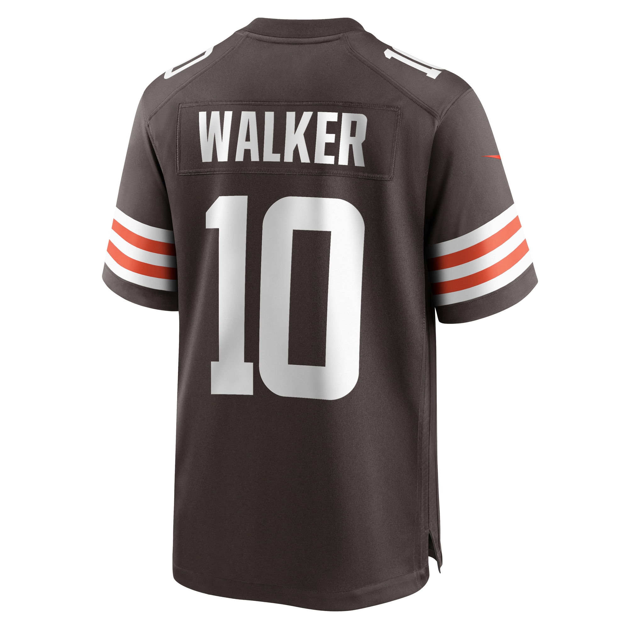 Men's Cleveland Browns Phillip Walker Brown Team Game Jersey