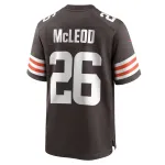 Men's Cleveland Browns Rodney McLeod Brown Team Game Jersey