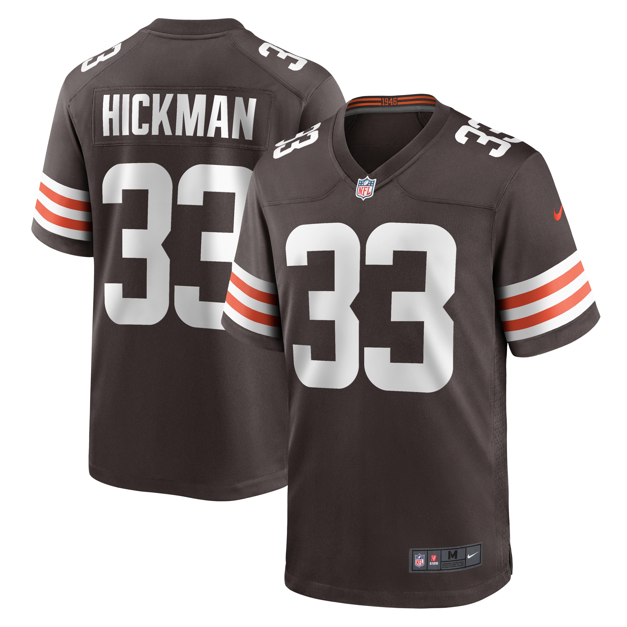 Men's Cleveland Browns Ronnie Hickman Brown Team Game Jersey