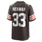 Men's Cleveland Browns Ronnie Hickman Brown Team Game Jersey