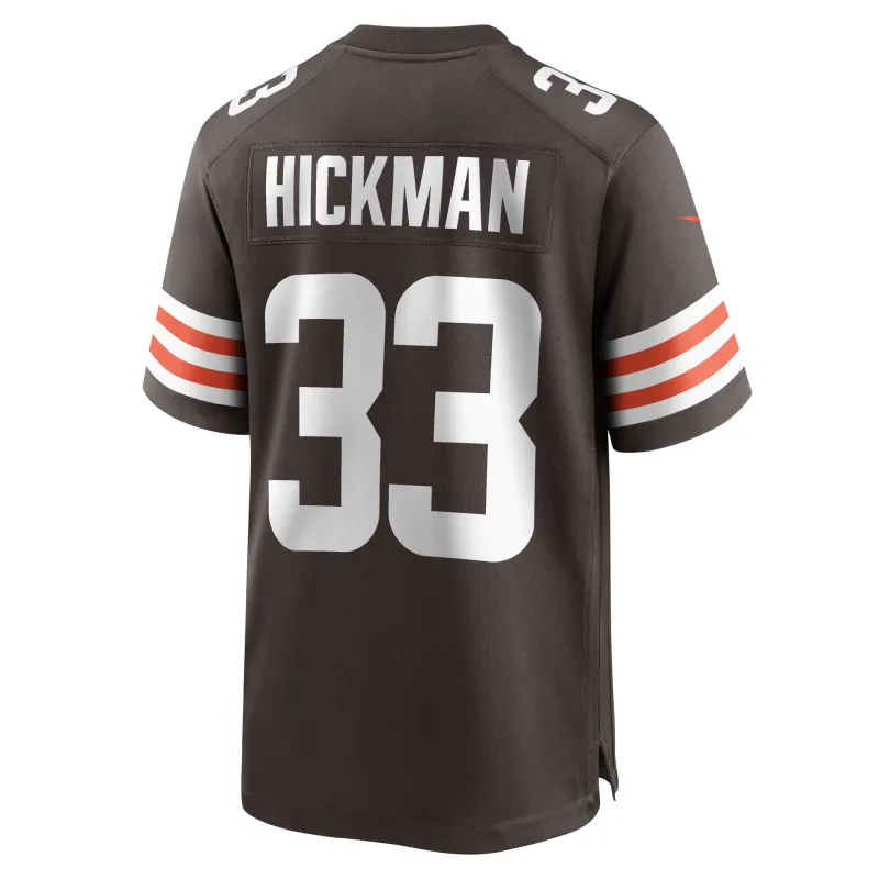 Men's Cleveland Browns Ronnie Hickman Brown Team Game Jersey