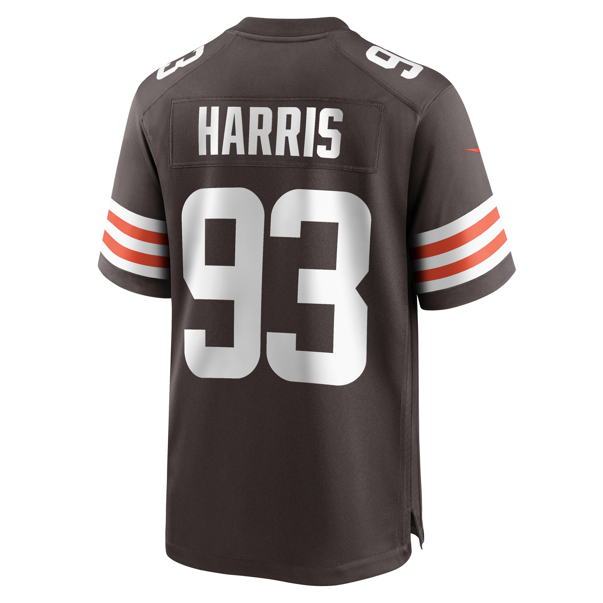 Men's Cleveland Browns Shelby Harris Brown Team Game Jersey