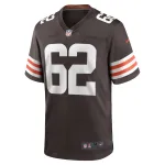 Men's Cleveland Browns Siaki Ika Brown Team Game Jersey