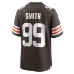 Men's Cleveland Browns Za'Darius Smith Brown Team Game Jersey