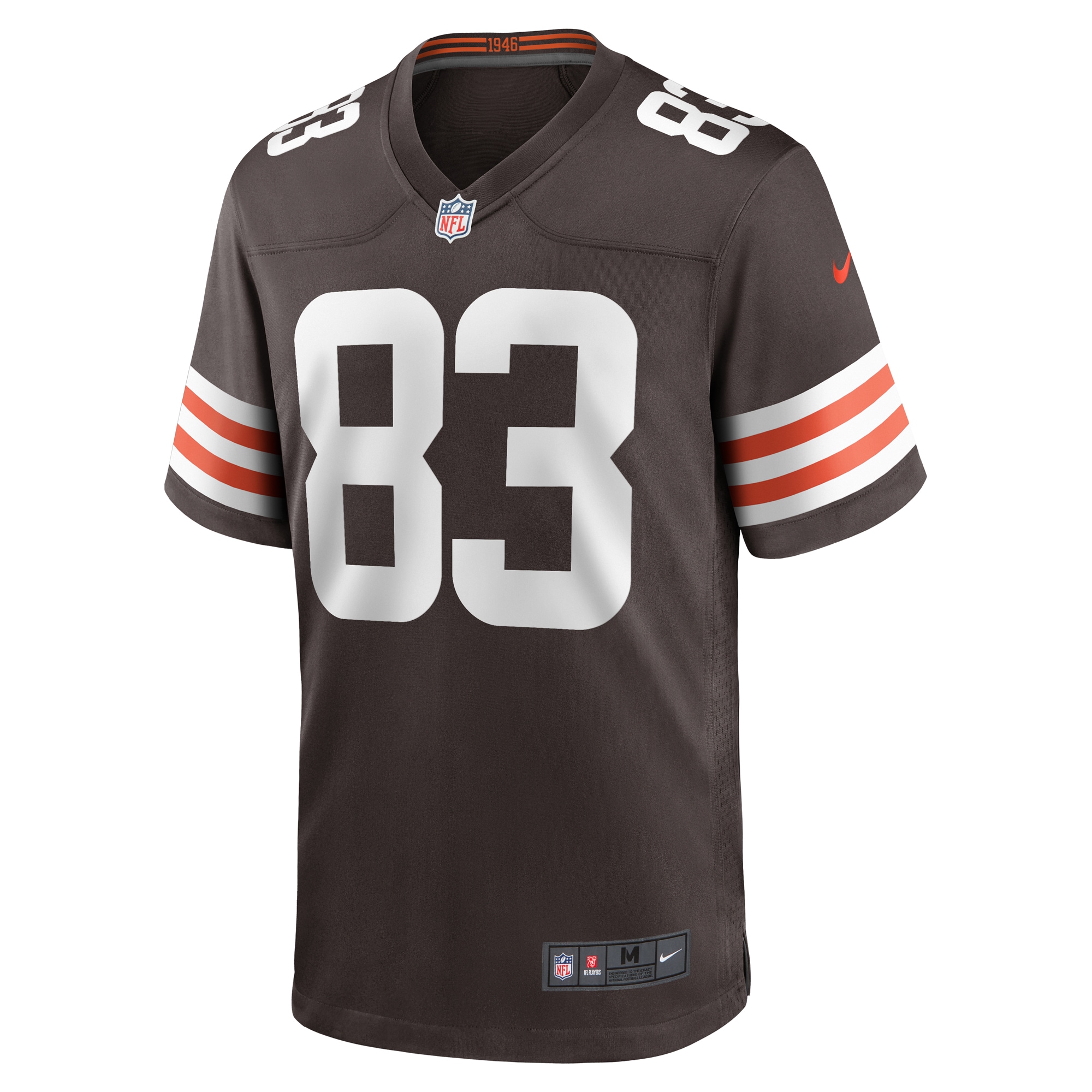 Men's Cleveland Browns Zaire Mitchell-Paden Brown Team Game Jersey