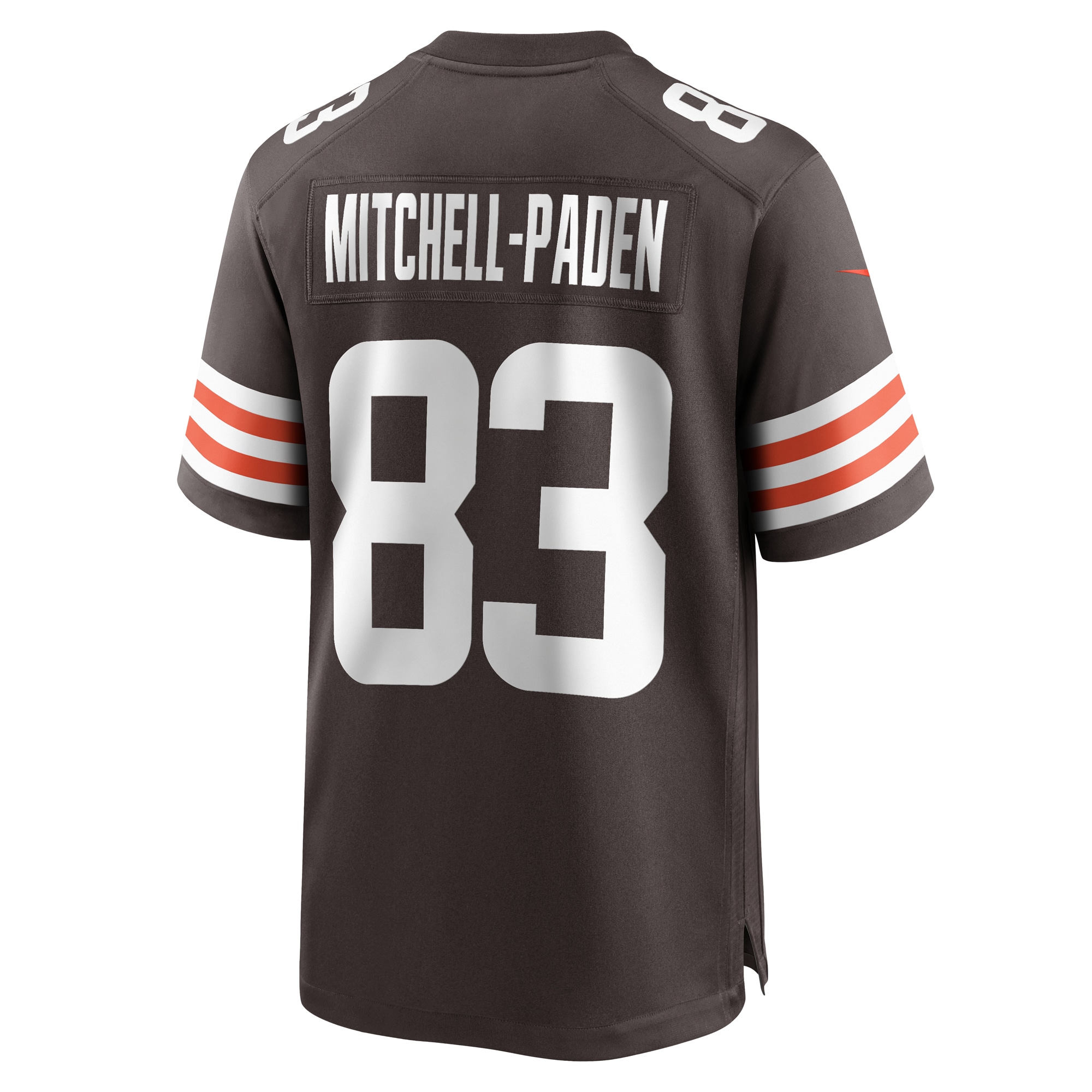Men's Cleveland Browns Zaire Mitchell-Paden Brown Team Game Jersey