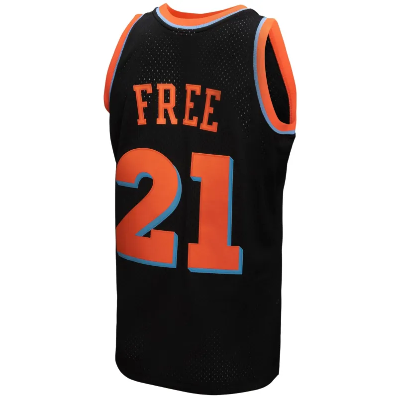 Men's Cleveland Cavaliers Black 1984-85 Hardwood Classics World B. Free Reload 3.0 Swingman Jersey
