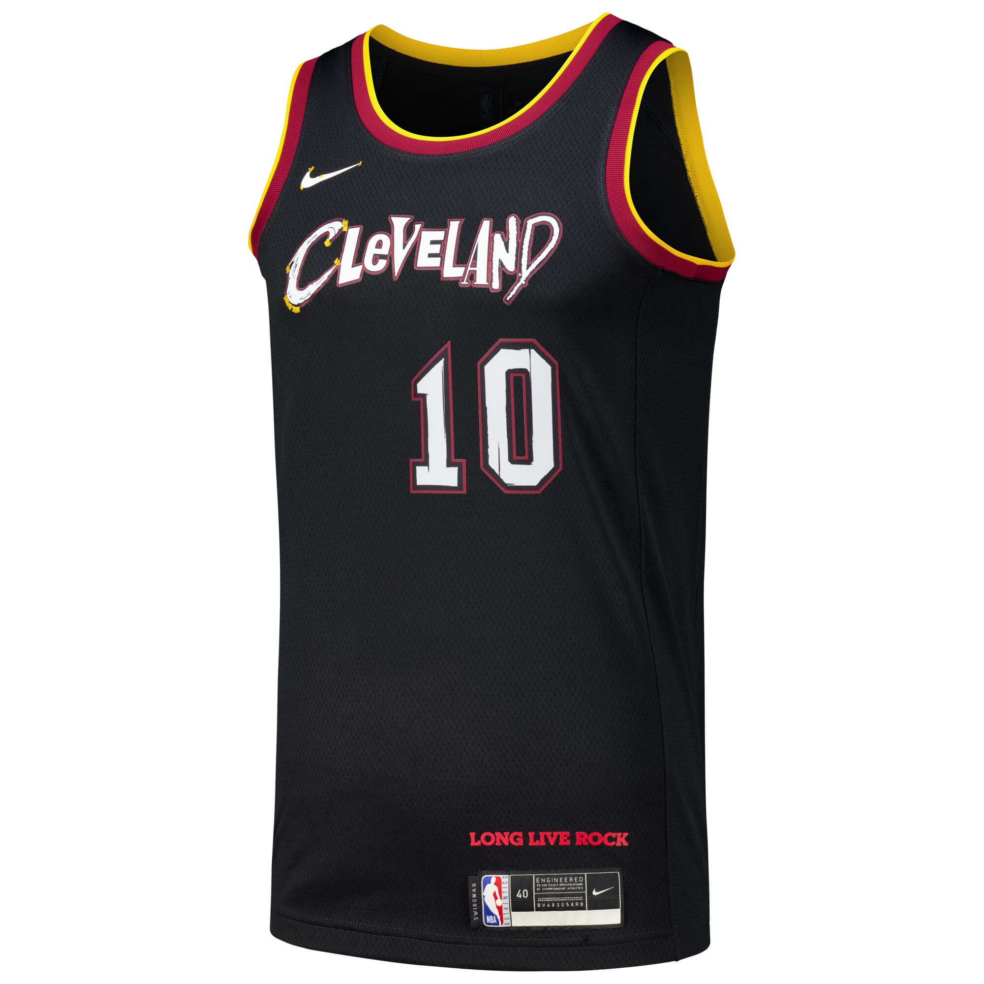 Men's Cleveland Cavaliers Darius Garland Black Swingman Player Jersey - City Edition