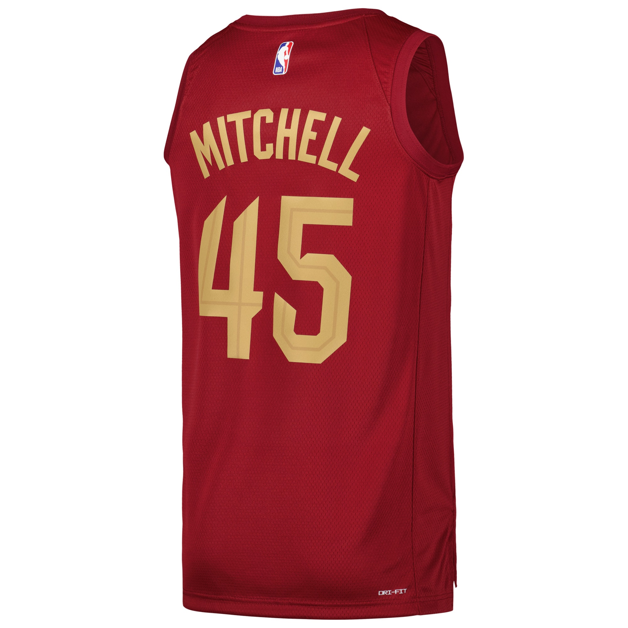 Men's Cleveland Cavaliers Donovan Mitchell Wine Swingman Jersey - Icon Edition