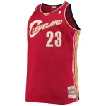 Men's Cleveland Cavaliers LeBron James Red 2003/04 Big & Tall Hardwood Classics Swingman Jersey