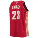 Men's Cleveland Cavaliers LeBron James Red 2003/04 Big & Tall Hardwood Classics Swingman Jersey