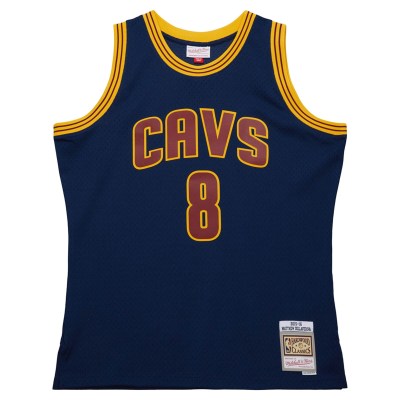 Men's Cleveland Cavaliers Matthew Dellavedova Navy 2015/16 Hardwood Classics Swingman Jersey 02