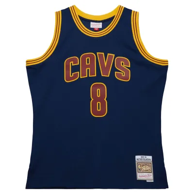 Men's Cleveland Cavaliers Matthew Dellavedova Navy 2015/16 Hardwood Classics Swingman Jersey 02