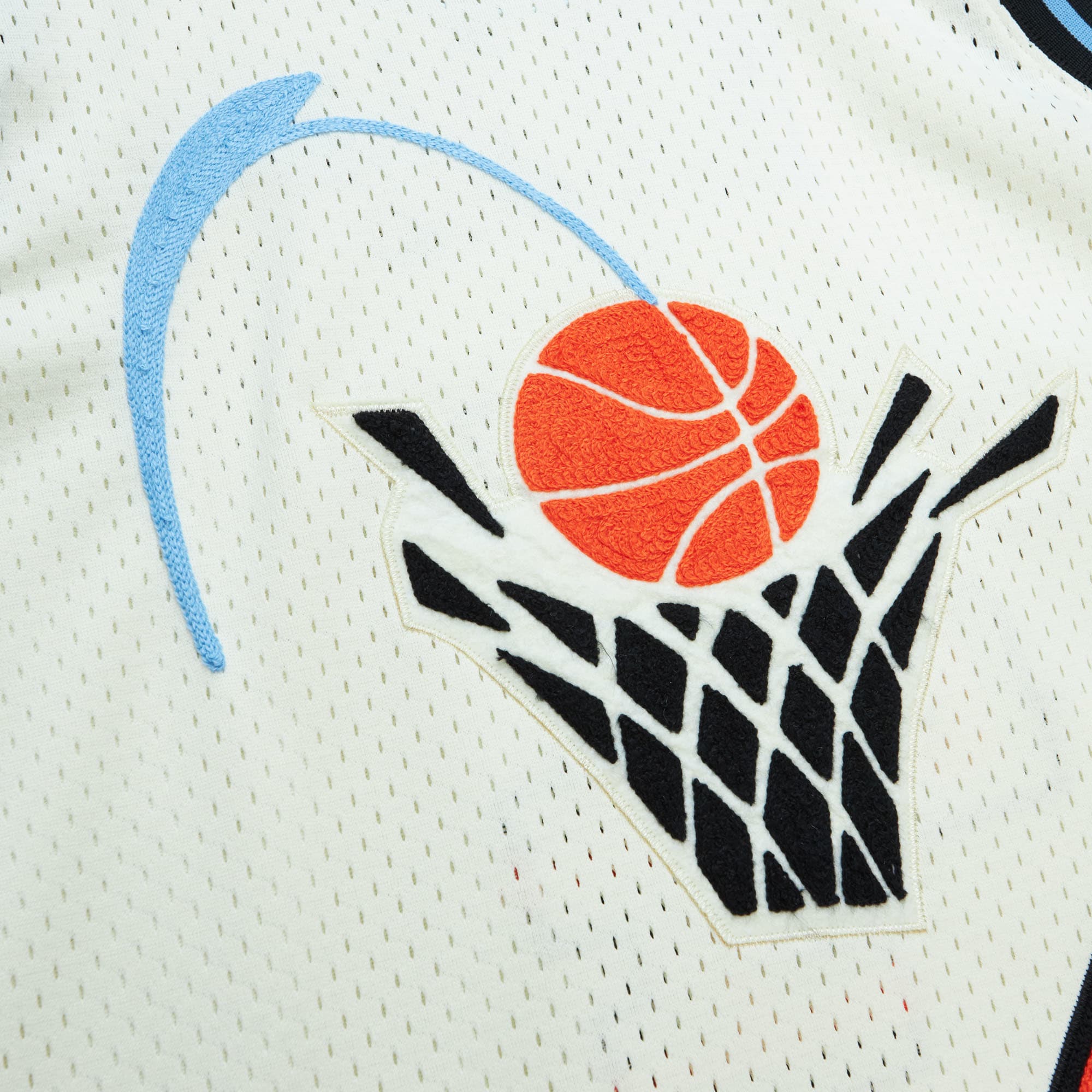 Men's Cleveland Cavaliers Shawn Kemp Cream Chainstitch Swingman Jersey