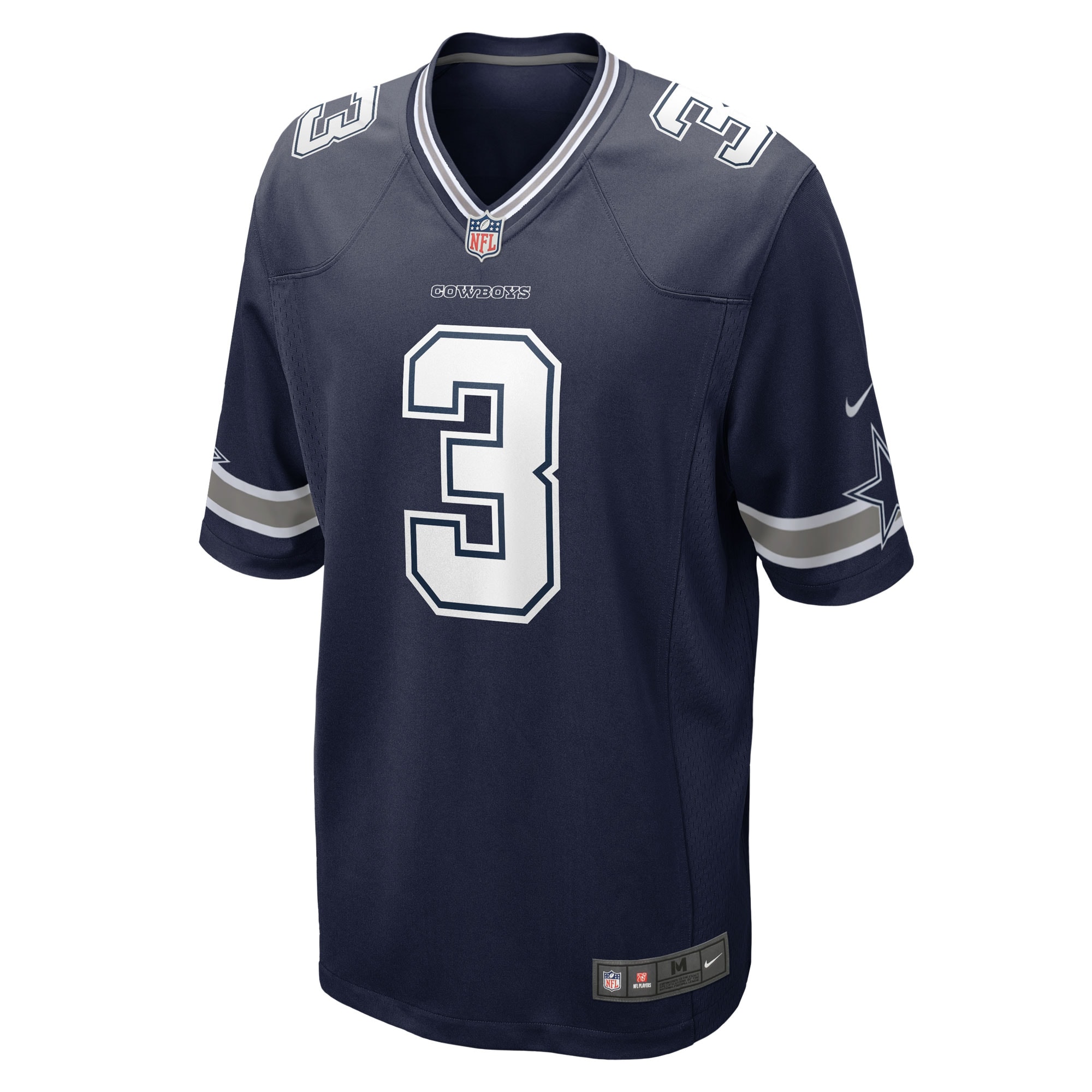 Men's Dallas Cowboys Brandin Cooks Navy Game Jersey