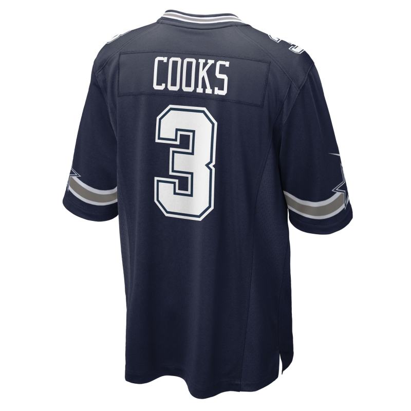 Men's Dallas Cowboys Brandin Cooks Navy Game Jersey