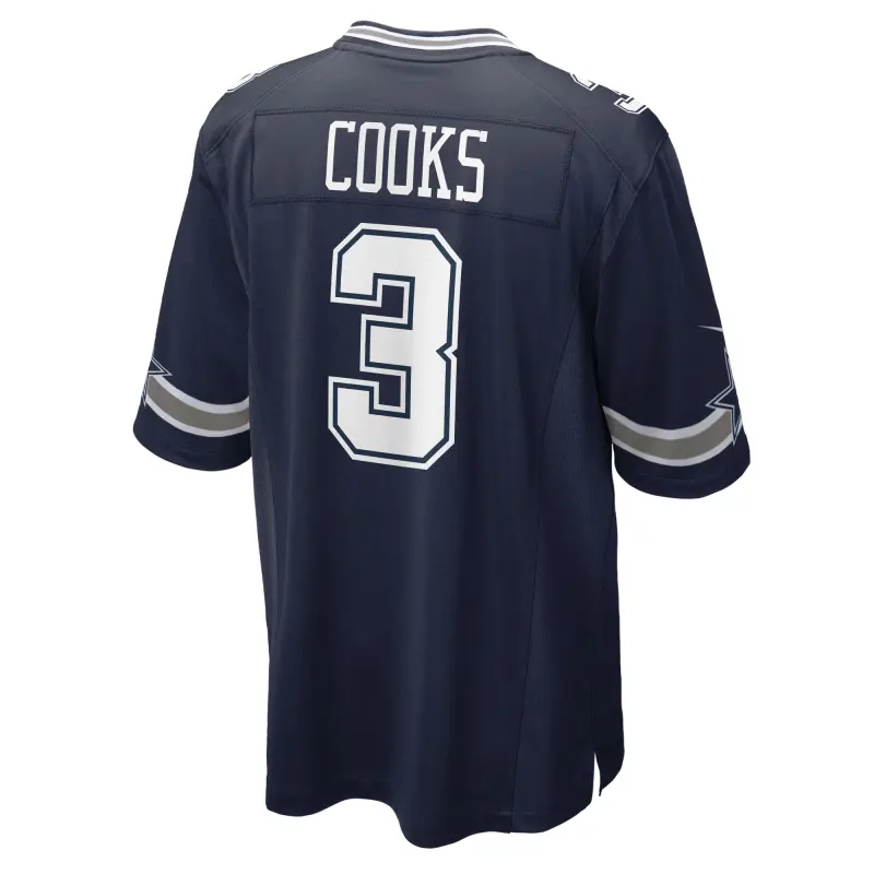 Men's Dallas Cowboys Brandin Cooks Navy Game Jersey