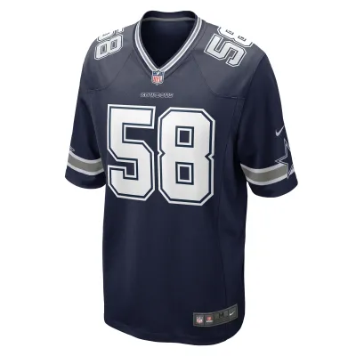 Men's Dallas Cowboys Mazi Smith Navy 2023 NFL Draft First Round Pick Game Jersey 02
