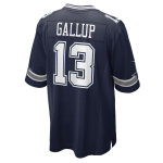 Men's Dallas Cowboys Michael Gallup Navy Game Jersey