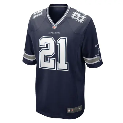 Men's Dallas Cowboys Stephon Gilmore Navy Game Jersey 02